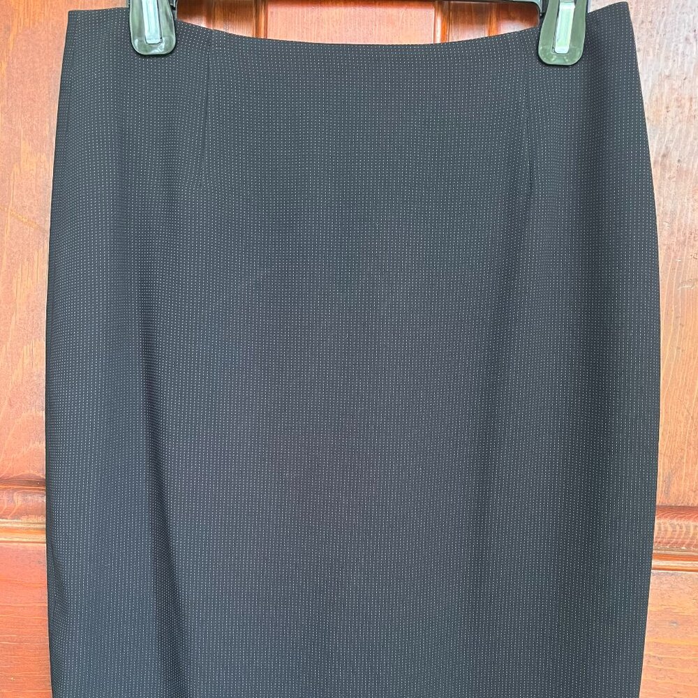 Black suit pencil skirt. See matching suit jacket in my closet